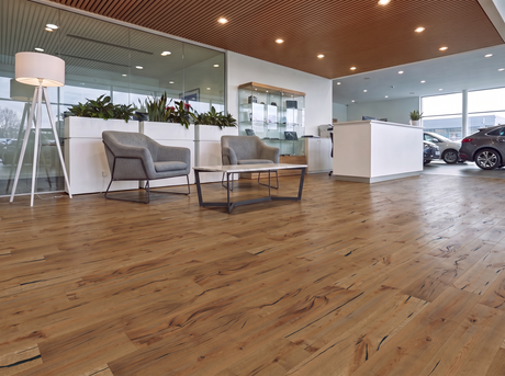 Como Oak Engineered Wood Flooring – Brushed & Lacquered – 190mm Wide