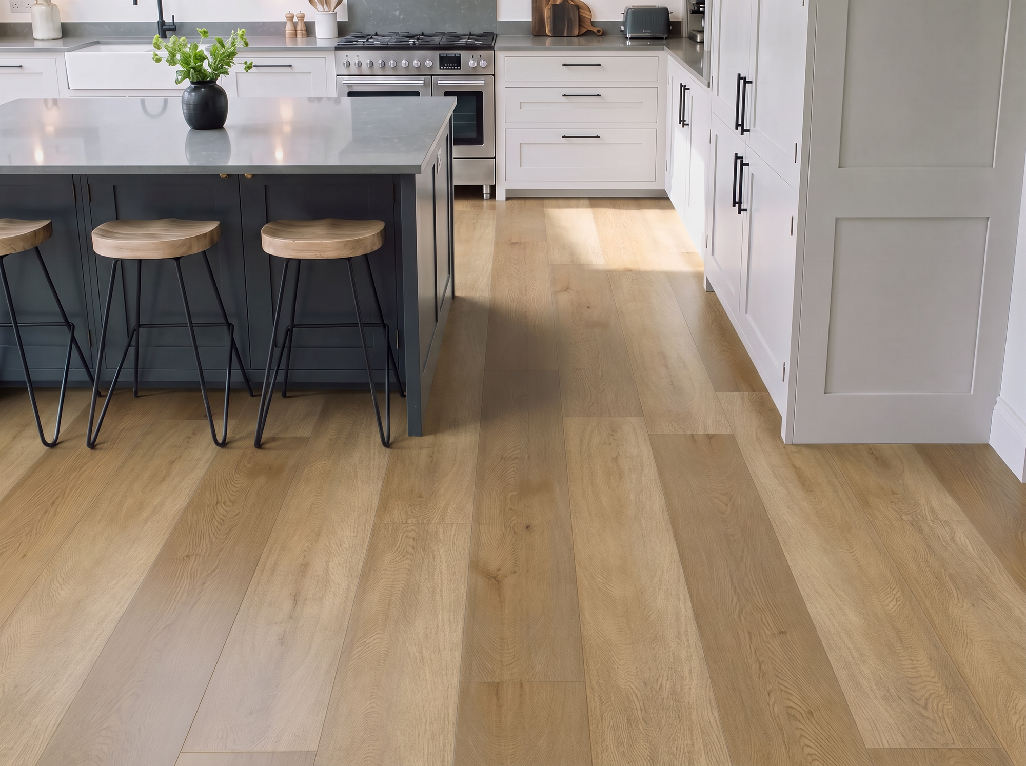Elliot Natural Oak SPC Waterproof Vinyl Flooring – 6mm Thick