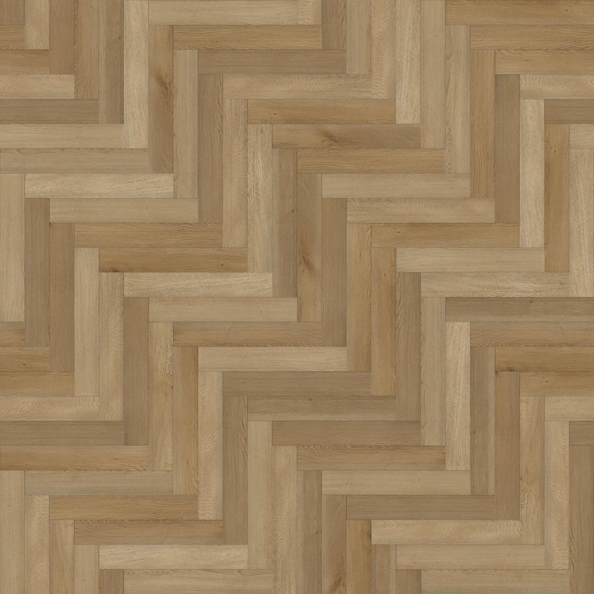 Elliot Natural Oak SPC Waterproof Vinyl Parquet Herringbone Flooring – 6mm Thick