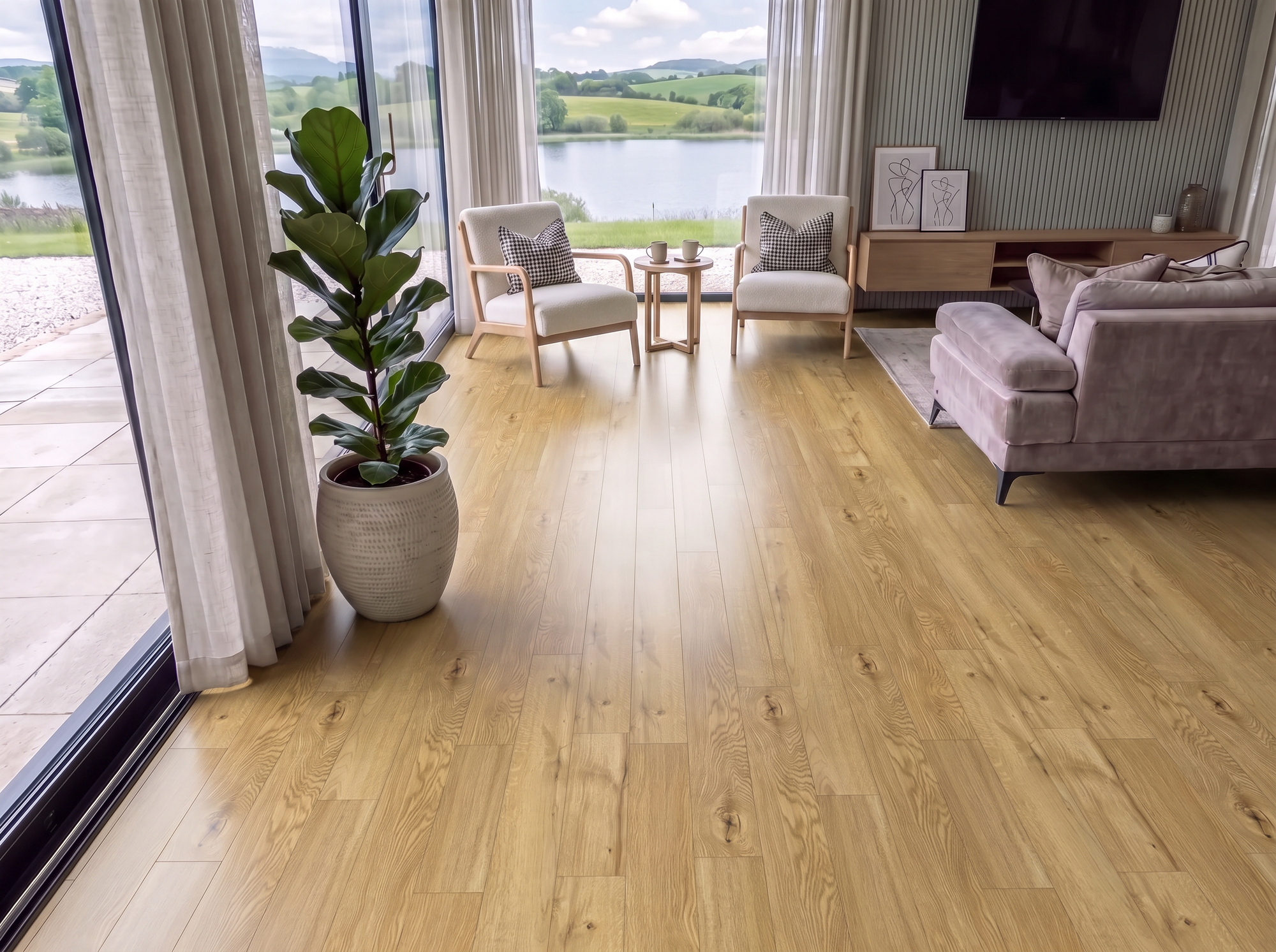Finsbury Laminate Flooring – 125mm Wide – 15mm Thick