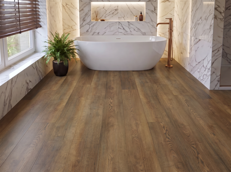 Hamilton Smoked Oak SPC Waterproof Vinyl Flooring – 6mm Thick