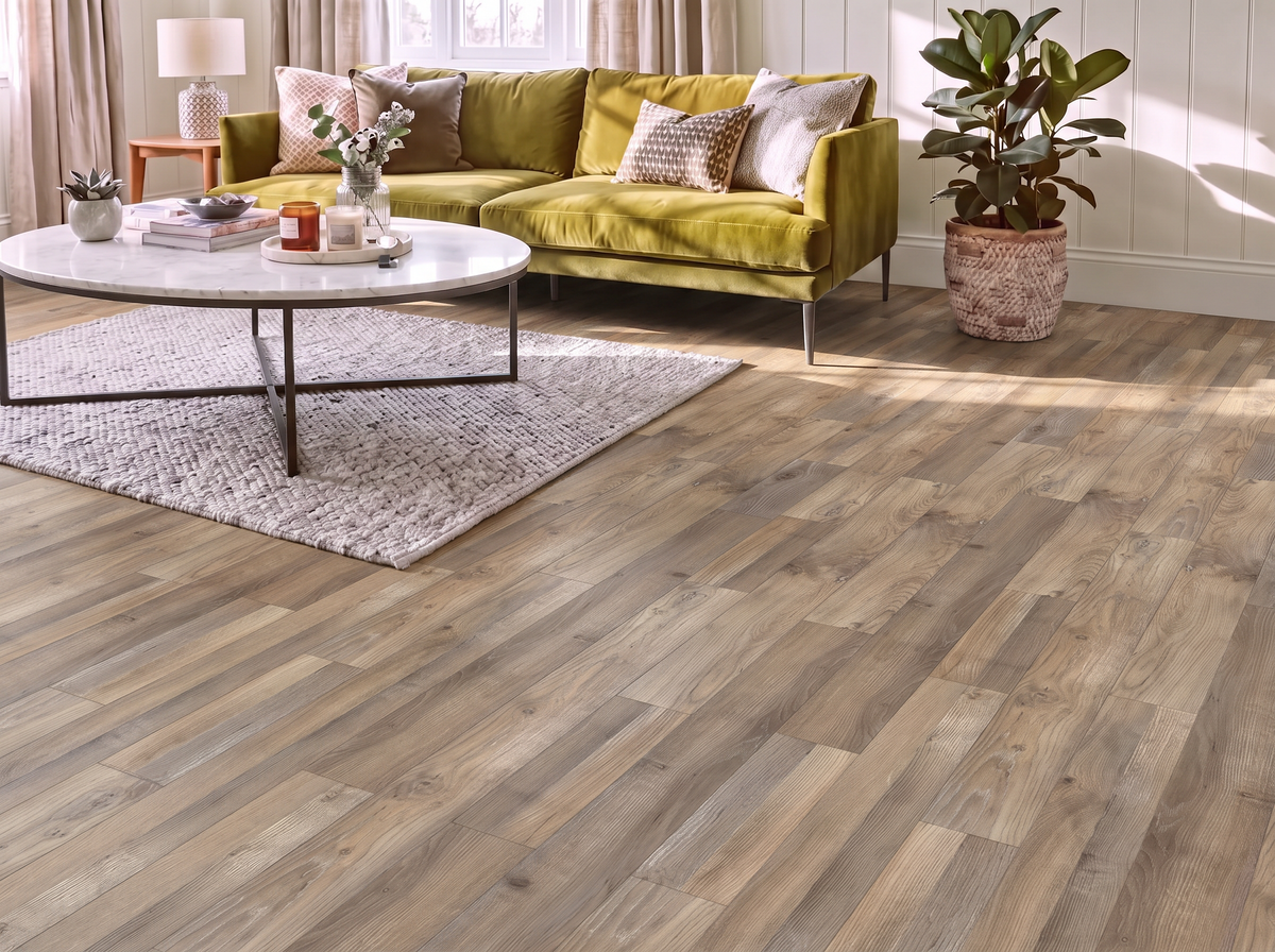 Islington Laminate Flooring – 125mm Wide – 15mm Thick - 3mm Underlay Attached