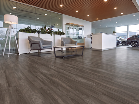 Legato Dark Grey Laminate Flooring – K1910 – 214mm Wide – 8mm Thick