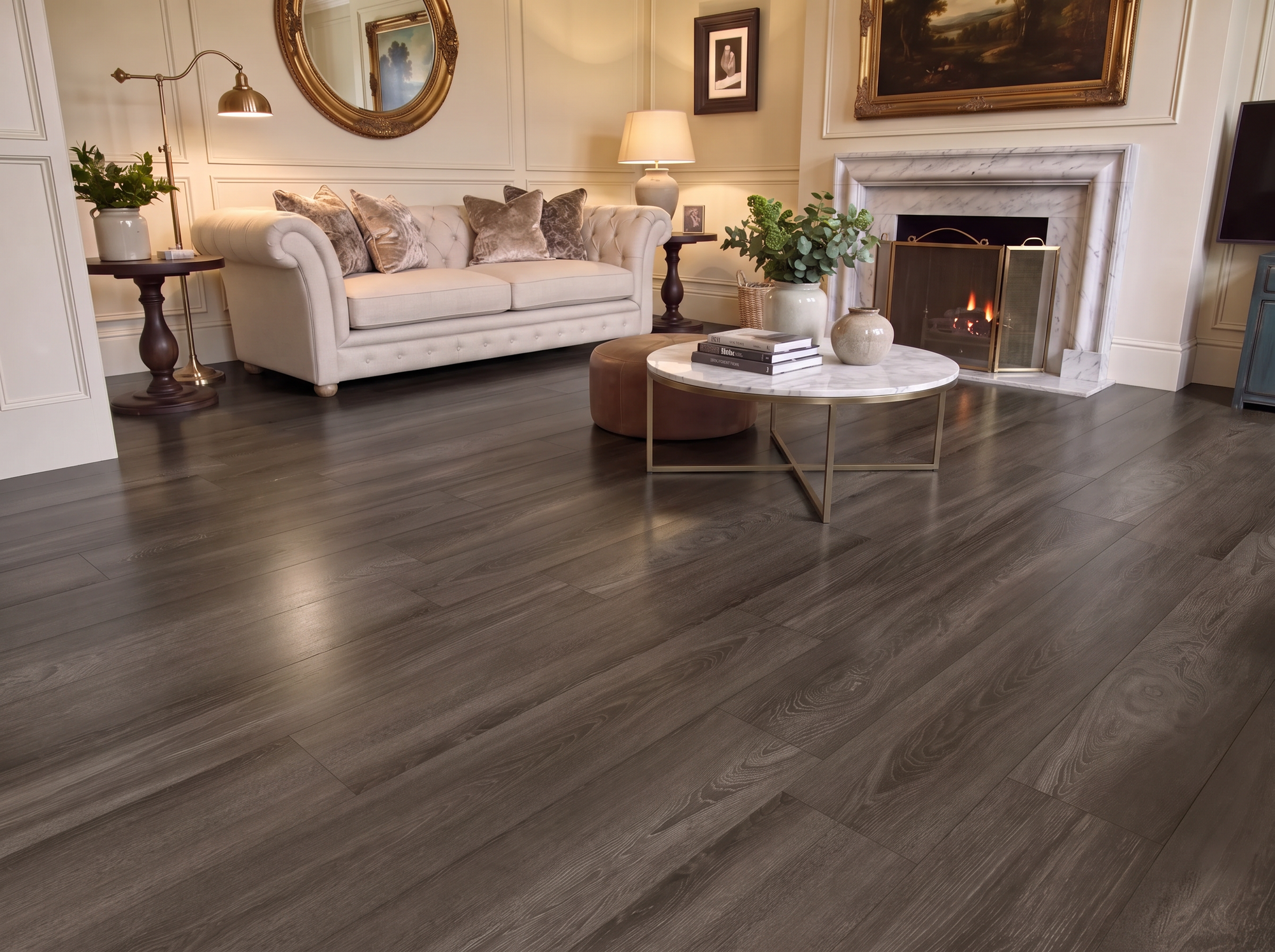 Legato Dark Grey Laminate Flooring – K1910 – 214mm Wide – 8mm Thick