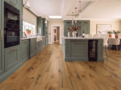 Lomond Oak Engineered Wood Flooring – Brushed & Lacquered – 190mm Wide