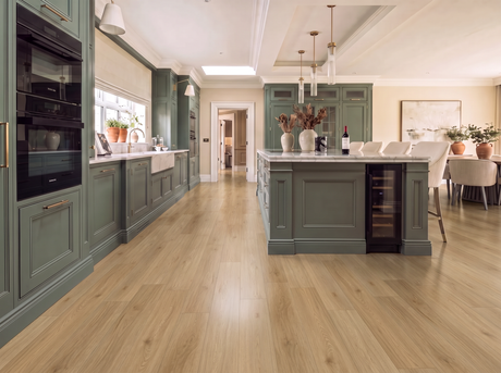 Long Beach Light Oak SPC Waterproof Vinyl Flooring – 180mm Wide – 6mm Thick