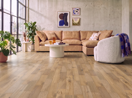 Lucerne Brushed Engineered Click Wood Flooring - Brushed & Lacquered - 150mm Wide