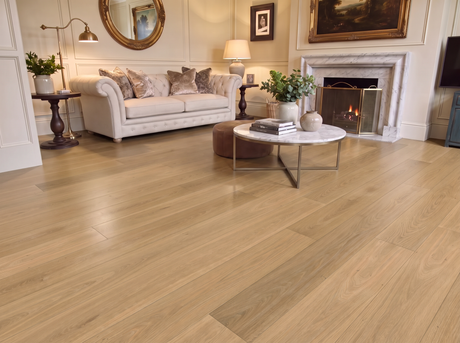 Lucerne Oak Engineered Wood Flooring – Brushed & Oiled – 190mm Wide - AB Grade