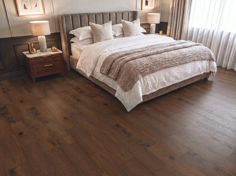 Oslo Brushed Engineered Click Wood Flooring - Brushed & Lacquered - 150mm Wide