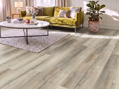Oyster Bay Rustic Grey Oak SPC Waterproof Vinyl Flooring – 180mm Wide – 6mm Thick