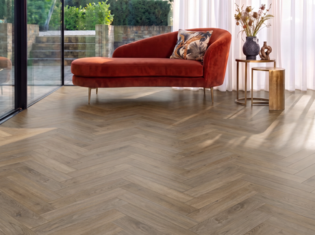 Parsons Laminate Herringbone Parquet Flooring – 12mm Thick – AC4 Rated