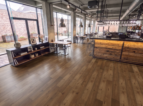 Pyrenees Smoked Engineered Wood Flooring – Brushed & Lacquered – 190mm Wide