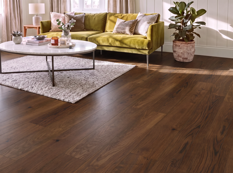 Double Smoked Pyrenees Engineered Wood Flooring – Brushed & Lacquered – 190mm Wide