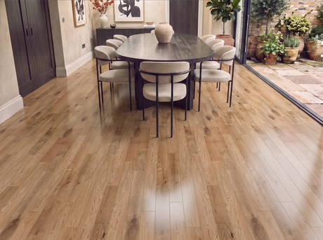 Smooth Oak Engineered Wood Flooring – Smooth Satin Lacquered - 125mm Wide