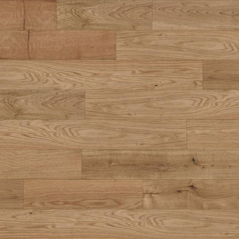 Smooth Oak Engineered Wood Flooring – Smooth Satin Lacquered - 125mm Wide