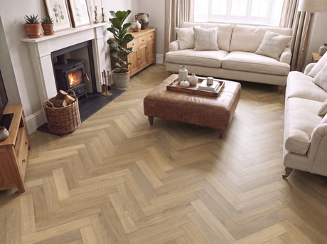 Soho Laminate Herringbone Parquet Flooring – 12mm Thick – AC4 Rated