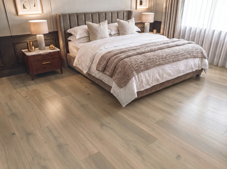 Mediterranean Engineered Wood Flooring – White Brushed & Lacquered - 125mm Wide