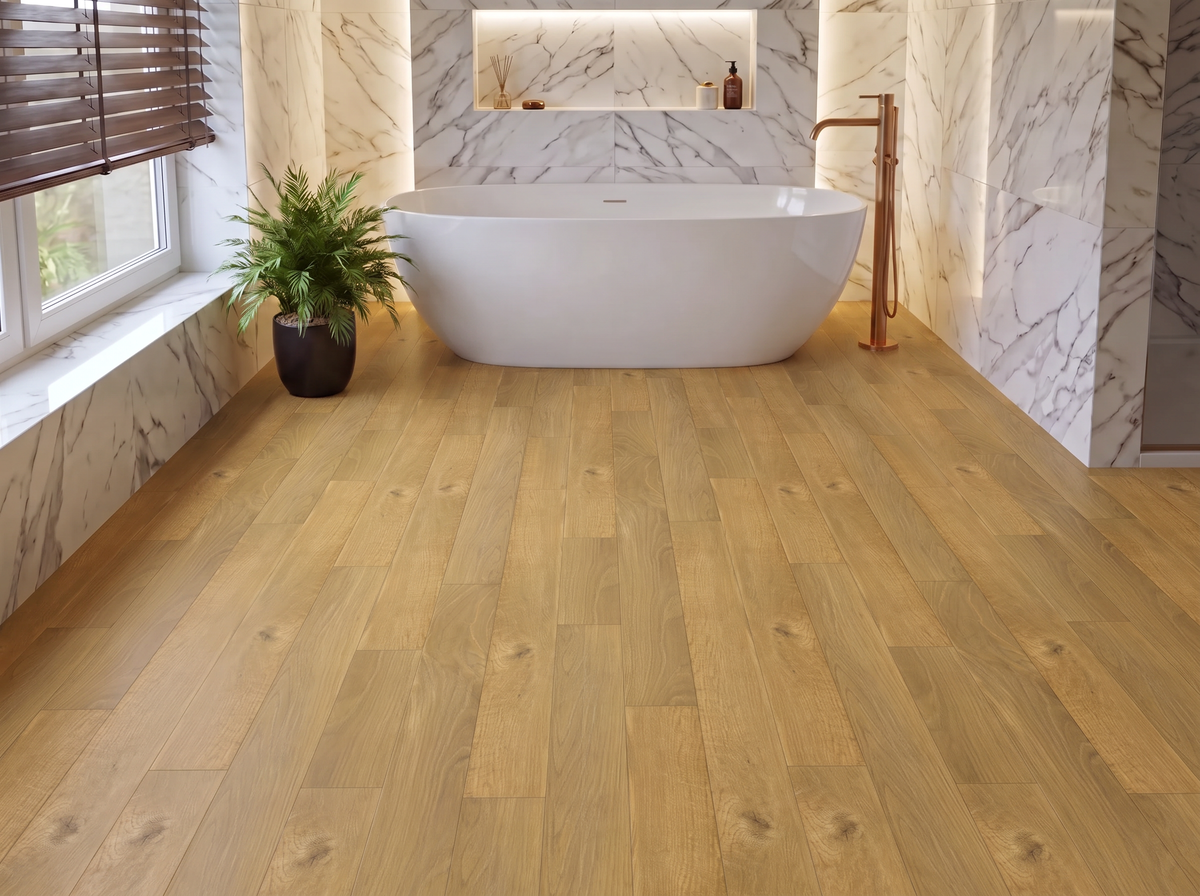 Staten Island Laminate Flooring – 125mm Wide – 15mm Thick - 3mm Underlay Attached