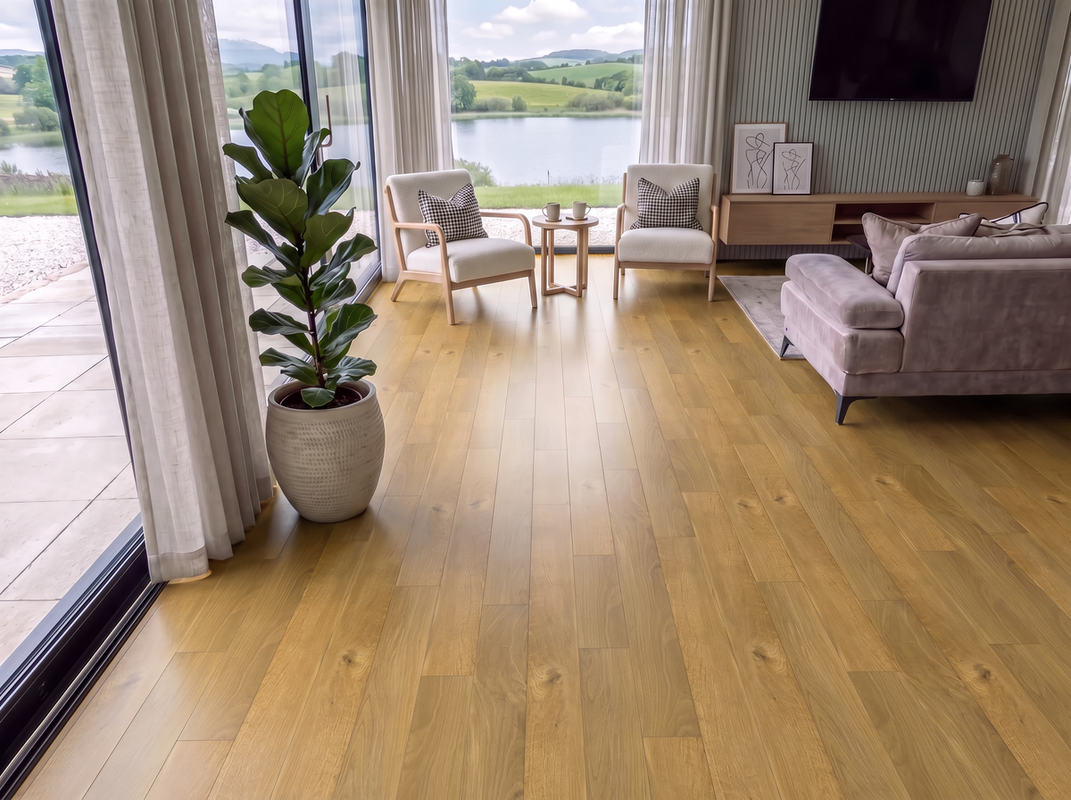 Staten Island Laminate Flooring – 125mm Wide – 15mm Thick - 3mm Underlay Attached