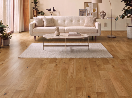 Stockholm Oak Engineered Wood Flooring - Smooth Lacquered - 125mm Wide