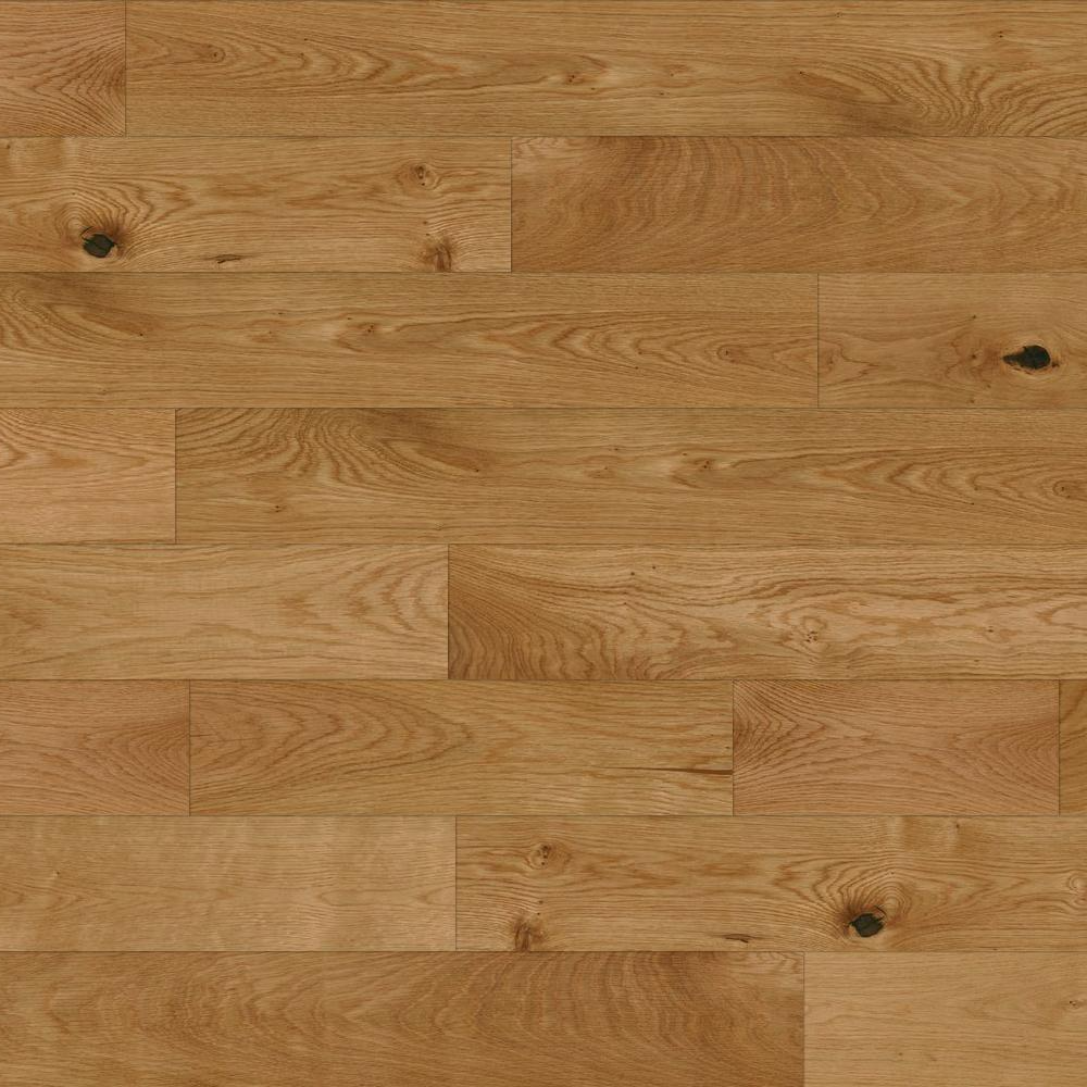 Stockholm Oak Engineered Wood Flooring - Smooth Lacquered - 125mm Wide