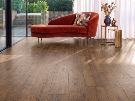 Walensee Oak Engineered Wood Flooring – Brushed & Lacquered – 190mm Wide