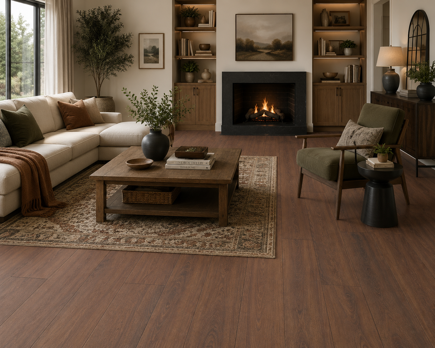 Weller Oak Laminate Flooring – 195mm Wide – 12mm Thick