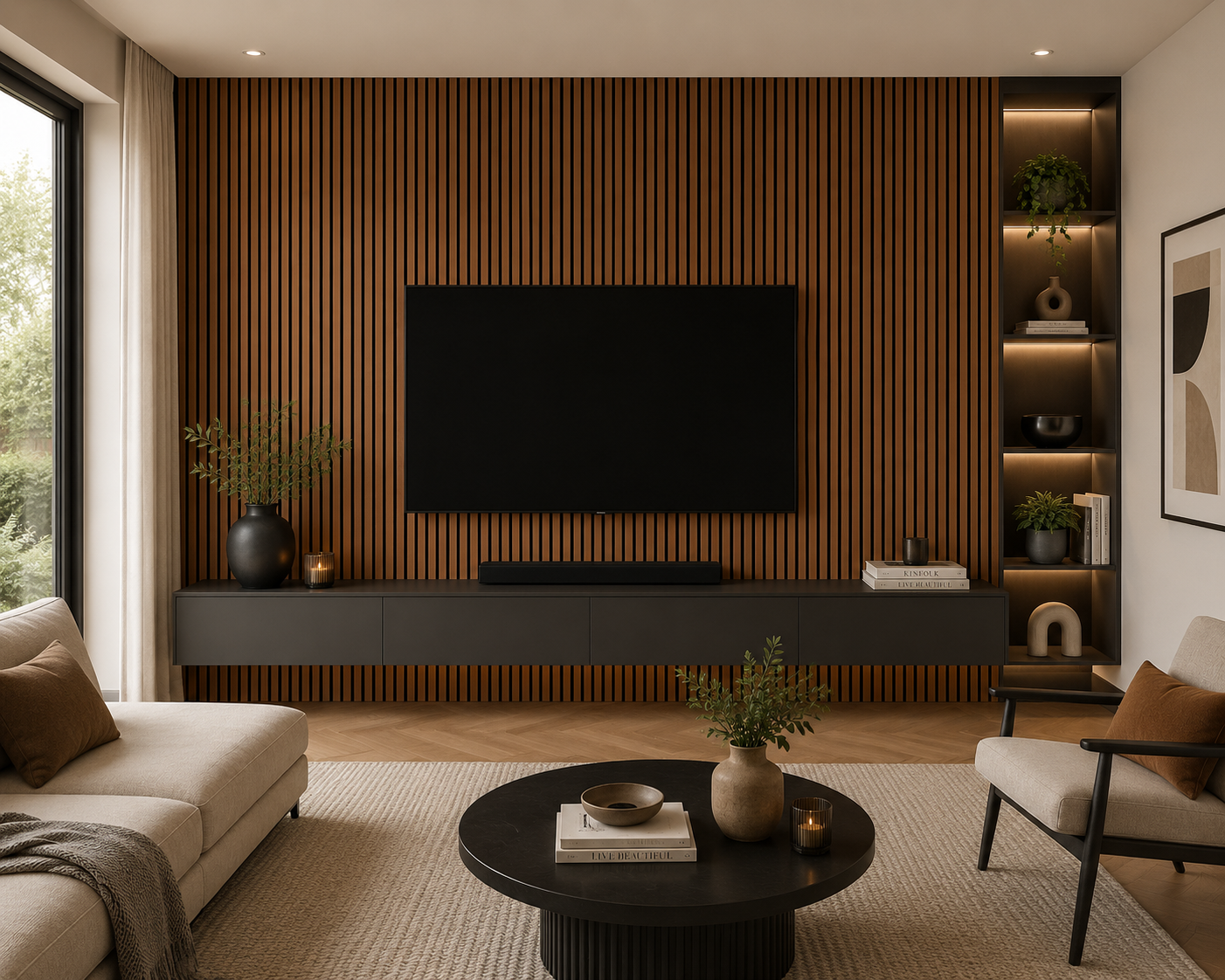 Giardini Oak Wooden Wall Panelling – 21mm Thick (600mm x 2400mm)